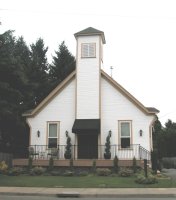 Felida Church of God of the Abrahamic Faith; no longer a church, not a museum, now a salon